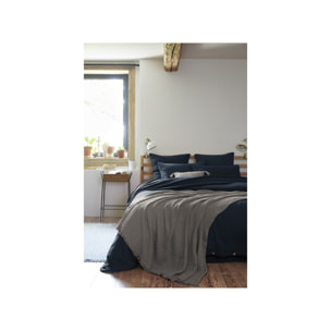 Plaid 180x220 cm en gaze de coton avec franges - GAIA