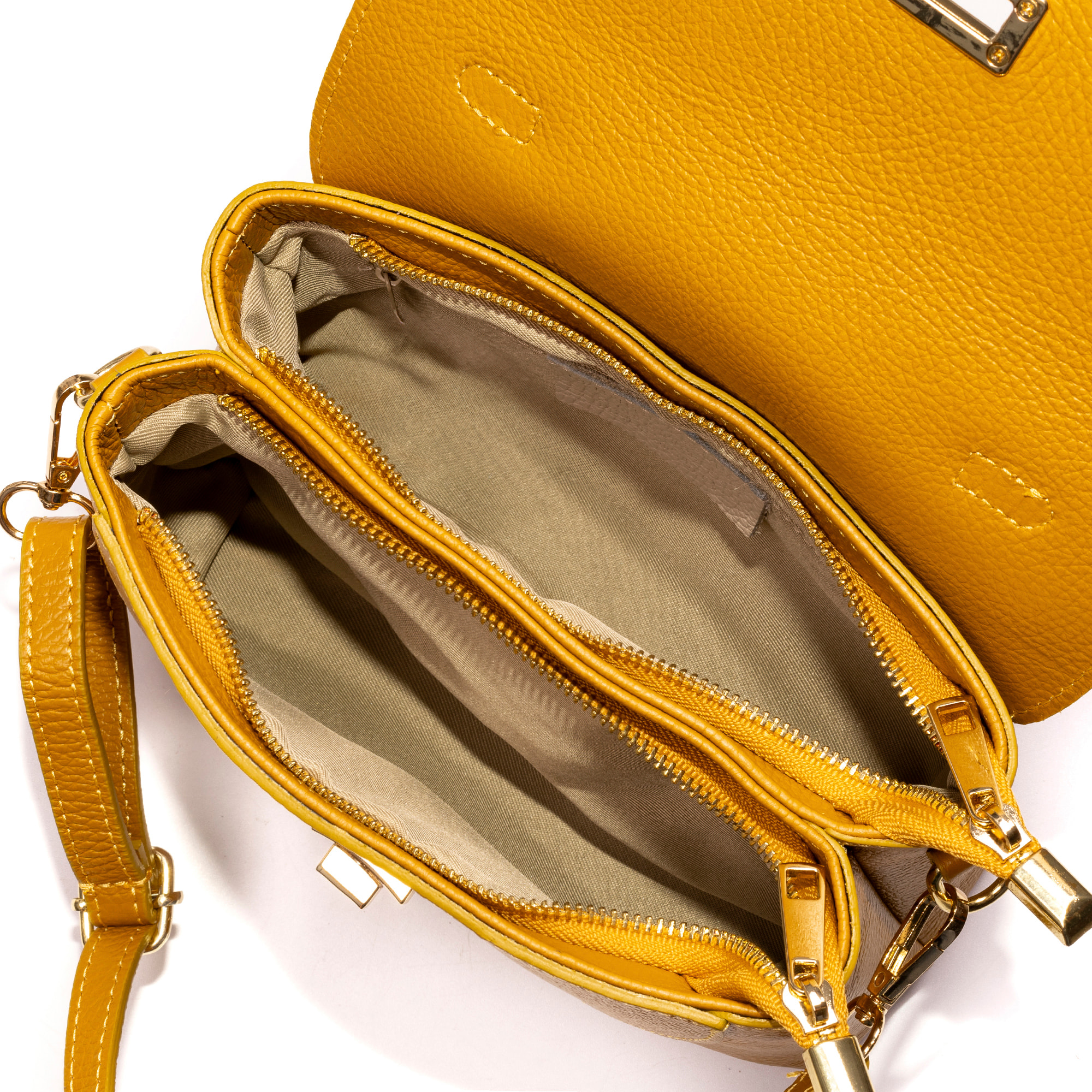 Asolo borsa a mano, in pelle autentica finitura dollaro.