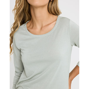 Camiseta Manga Larga Verde - Amilka