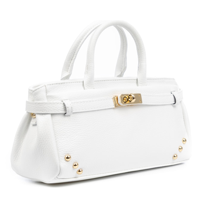 Barumini Bolso de mano Mujer. Piel auténtica Dollaro