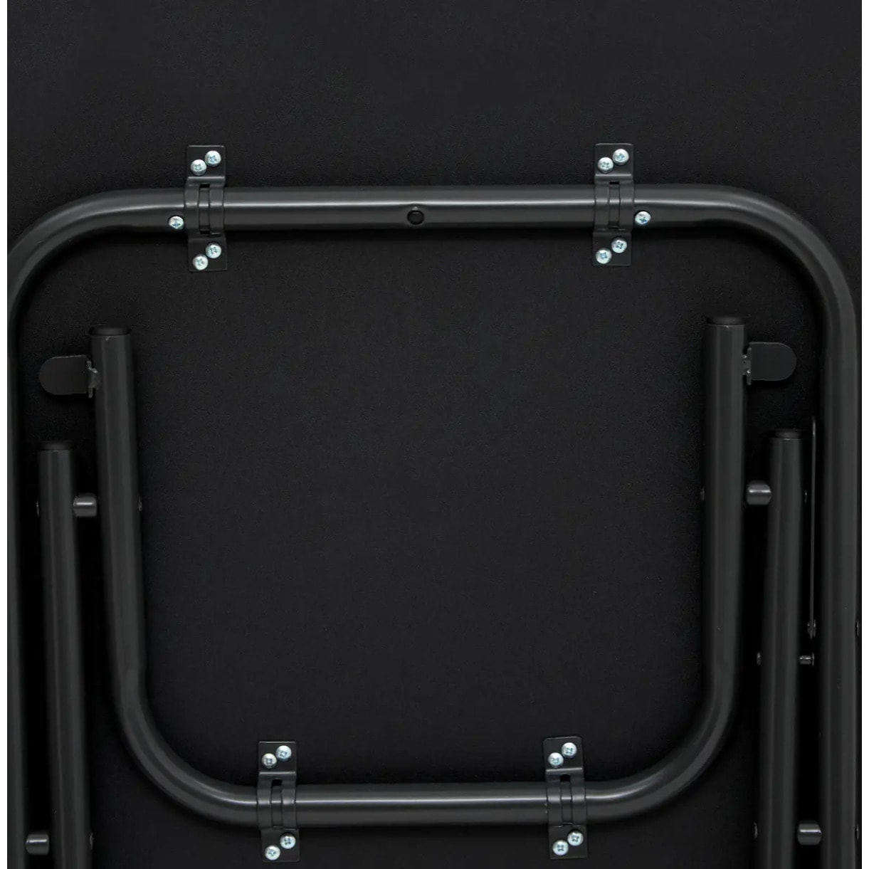 Table pliante 2 places noir