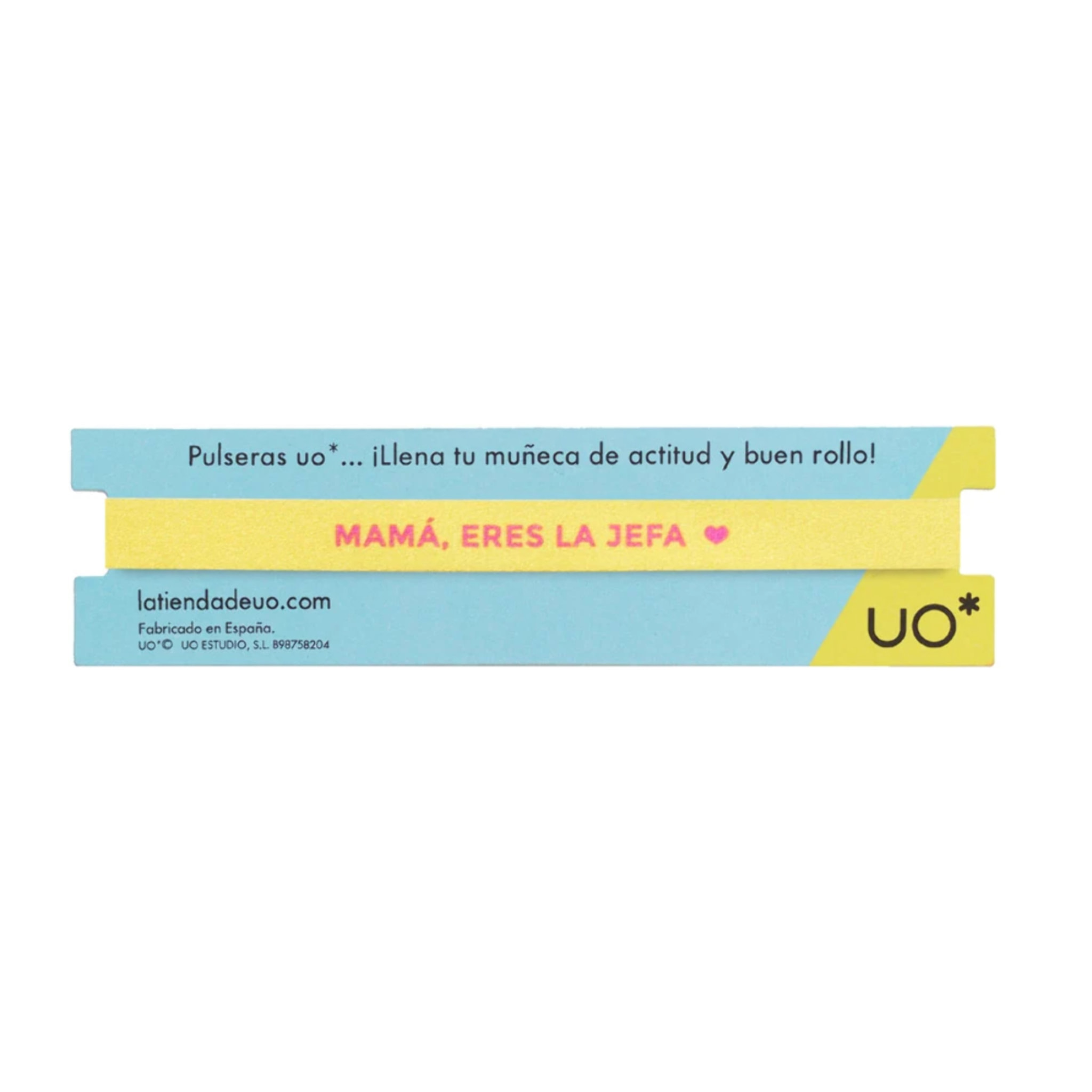 Pulsera "Mamá eres la jefa"