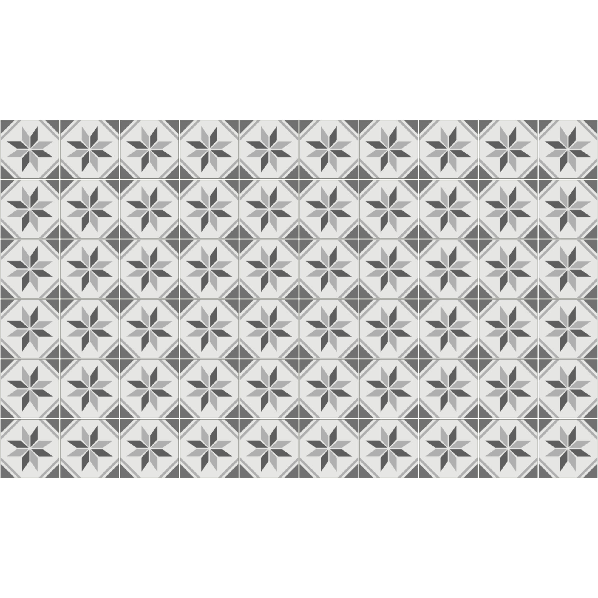 Stickers muraux - Sticker Mural Carrelage adhésif Cuisine Salle de Bain - 60 STICKERS CARRELAGES AZULEJOS NUMA