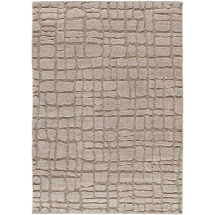 JUNO Alfombra geométrica con relieve piedra, varias medidas disponibles.