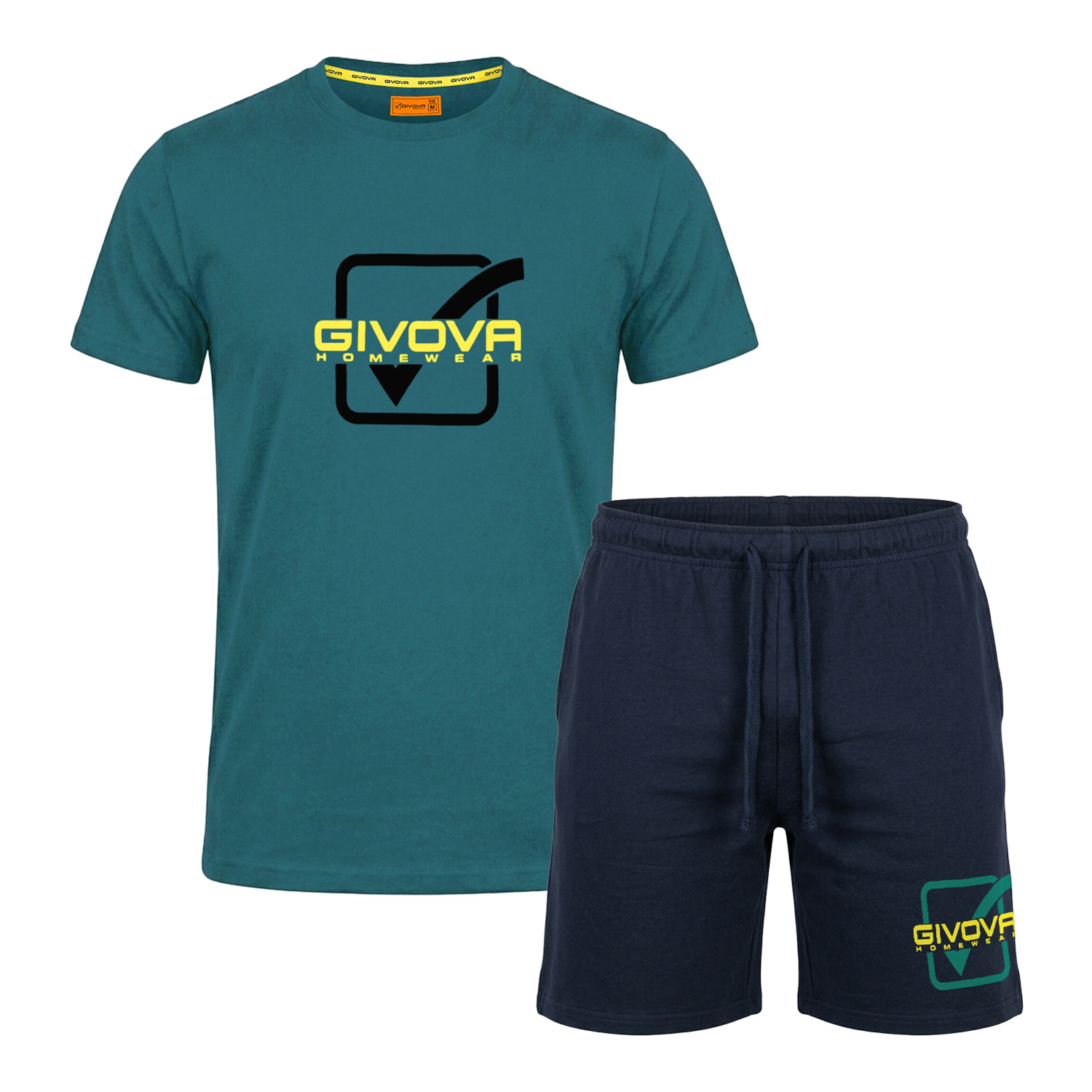 Completo Homewear Uomo Corto GIVOVA Cotone