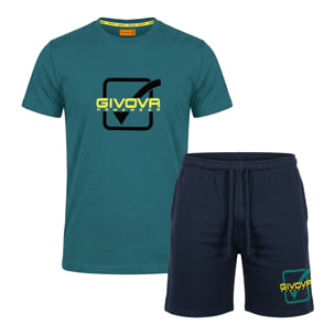Completo Homewear Uomo Corto GIVOVA Cotone