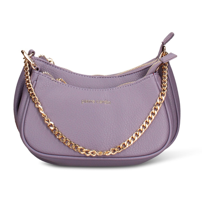 Borsa a tracolla da donna - Modello Novara Pro - Pelle vegana PU - 26.0 x 15.0 x 5.5 cm