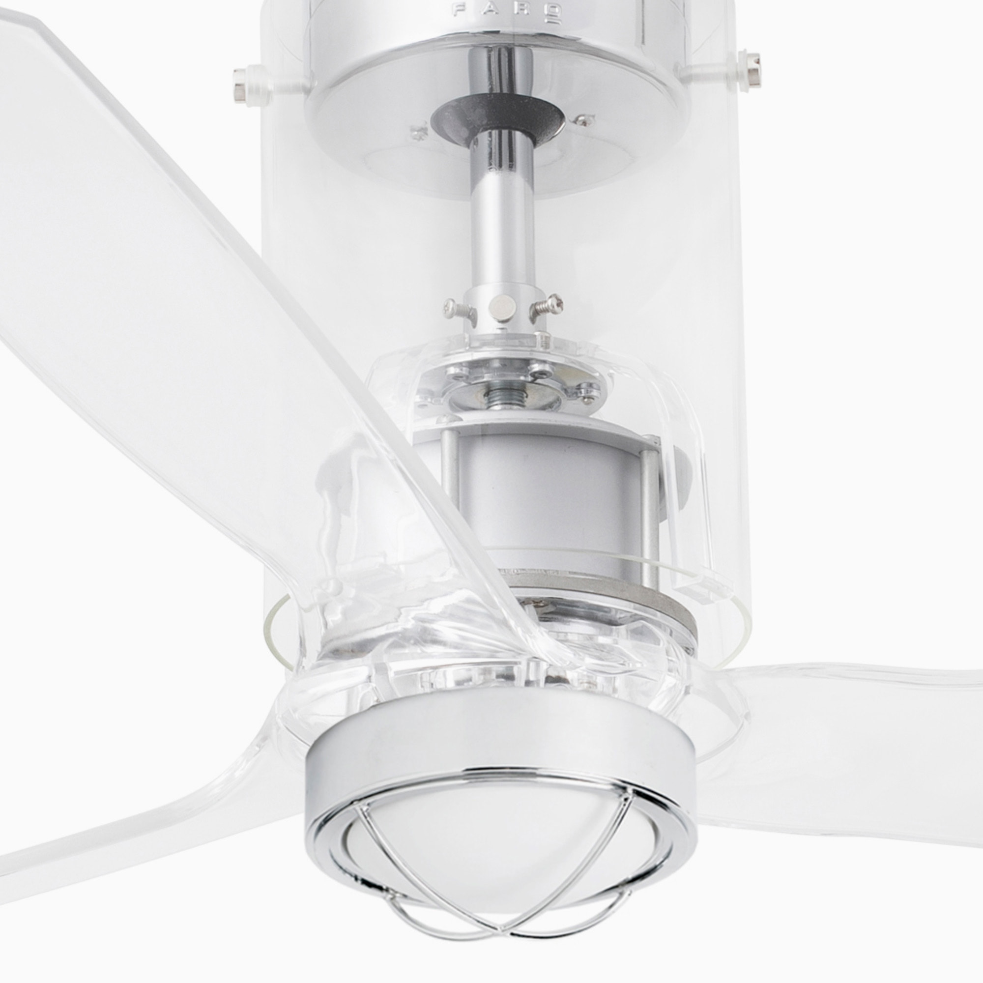 MINI TUBE FAN M LED Ventilatore a soffitto trasparente