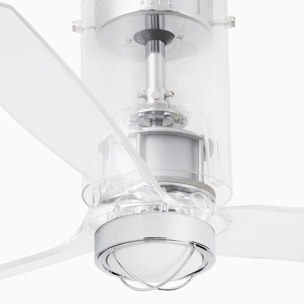 MINI TUBE FAN M LED Ventilatore a soffitto trasparente