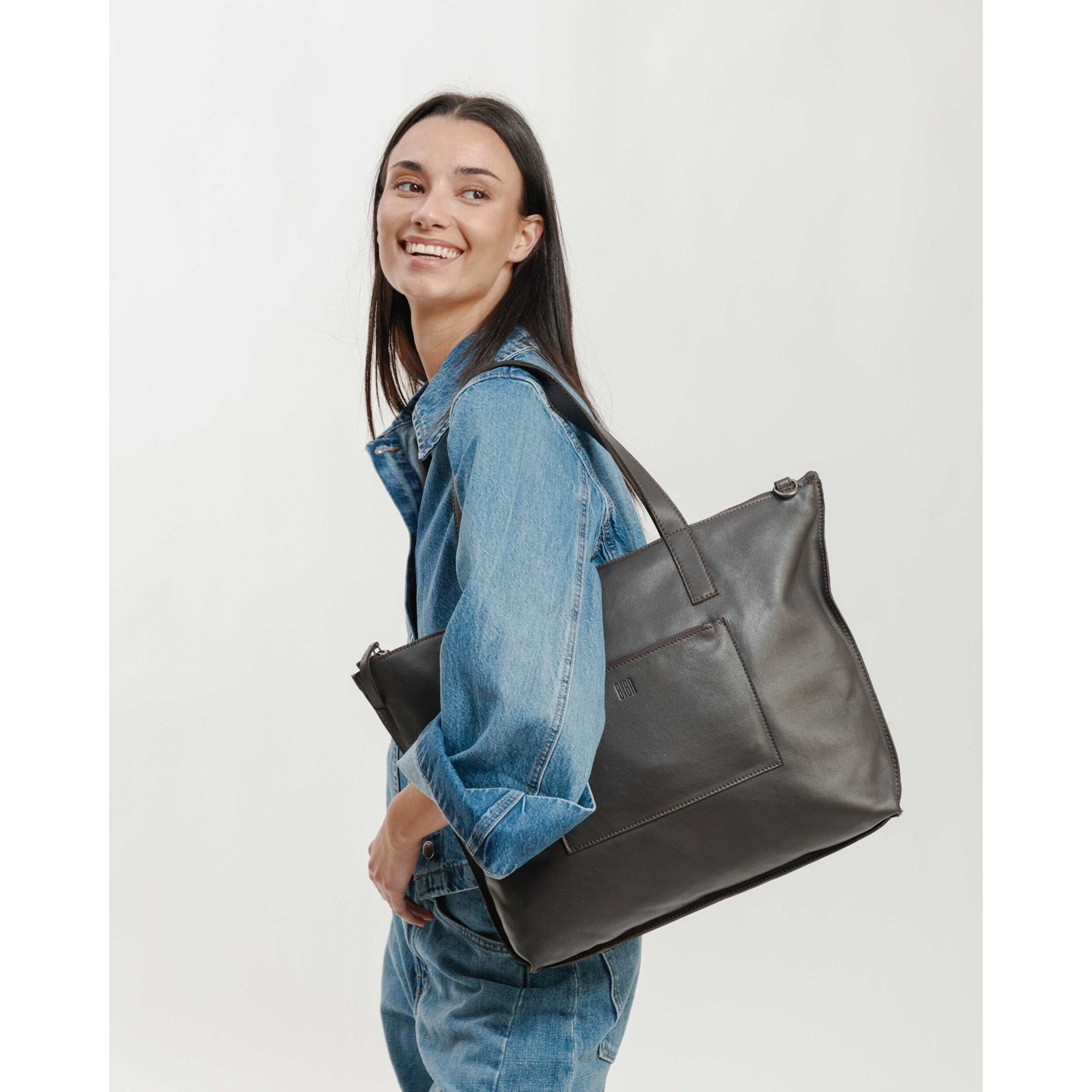 Bolso de hombro BIBA Sylva Out de piel