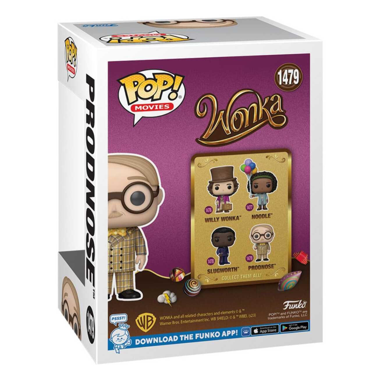 Willy Wonka & The Chocolate Factory Pop! Movies Vinile Figura Prodnose 9 Cm Funko