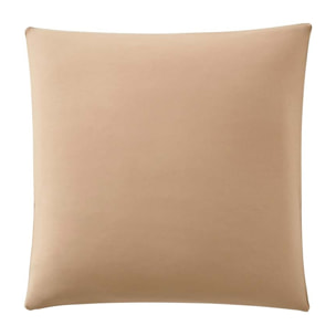 Taie d'oreiller bicolore en coton, BONS JOURS, Beige Sable/ Beige Crème