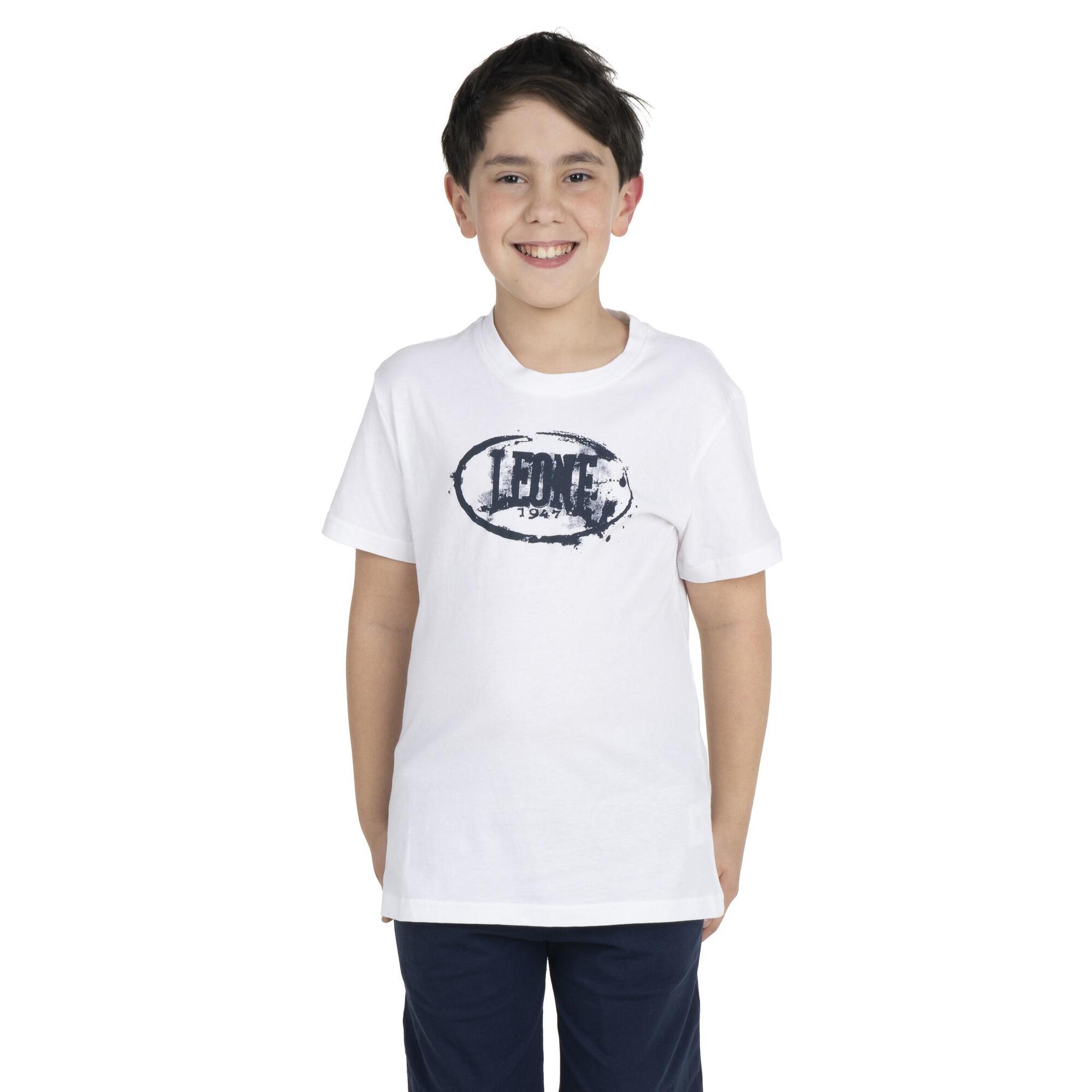 T-shirt printed logo da bambino Basic