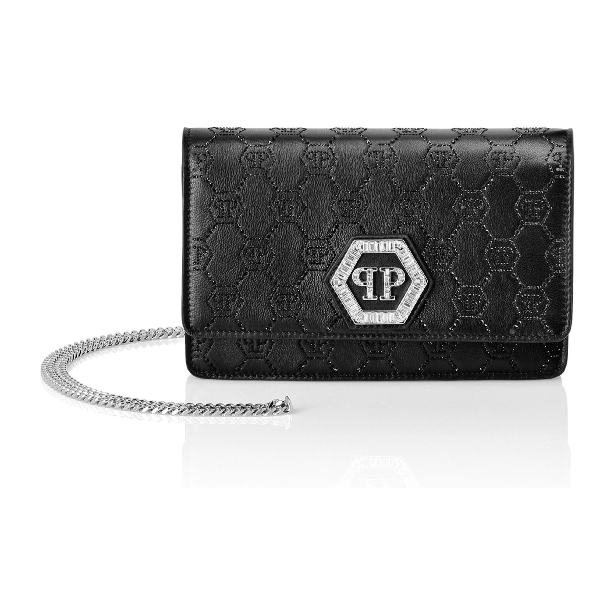 PHILIPP PLEIN Bolsa con solapa HEXAGON