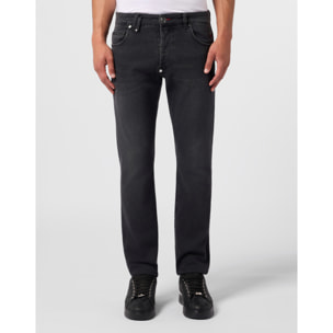 PHILIPP PLEIN Super Straight Cut Jeans Basic