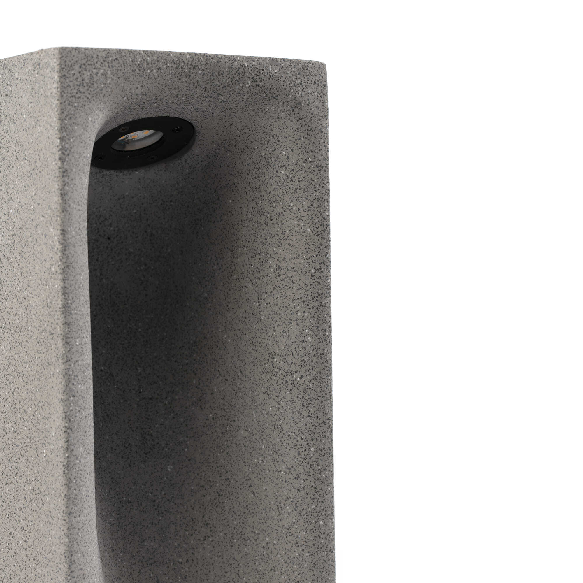 GROT 400 Lampada paletti muro grigio 2700K