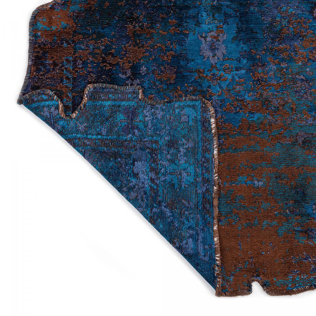 ATINOU Tapis salon kilim, Forme originale, Tissé à la main