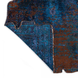 ATINOU Tapis salon kilim, Forme originale, Tissé à la main