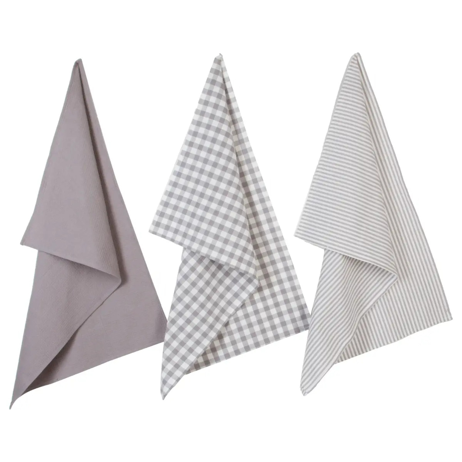 Lot de 3 torchons coton 45x70cm
