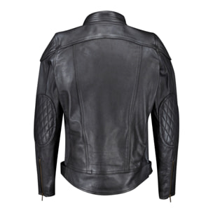 Chaqueta de moto de cuerdo de chica Electra negra