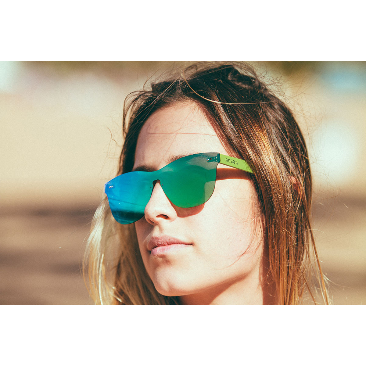 Gafas de sol PALO ALTO SIENA - Plana revo verde y patillas verdes