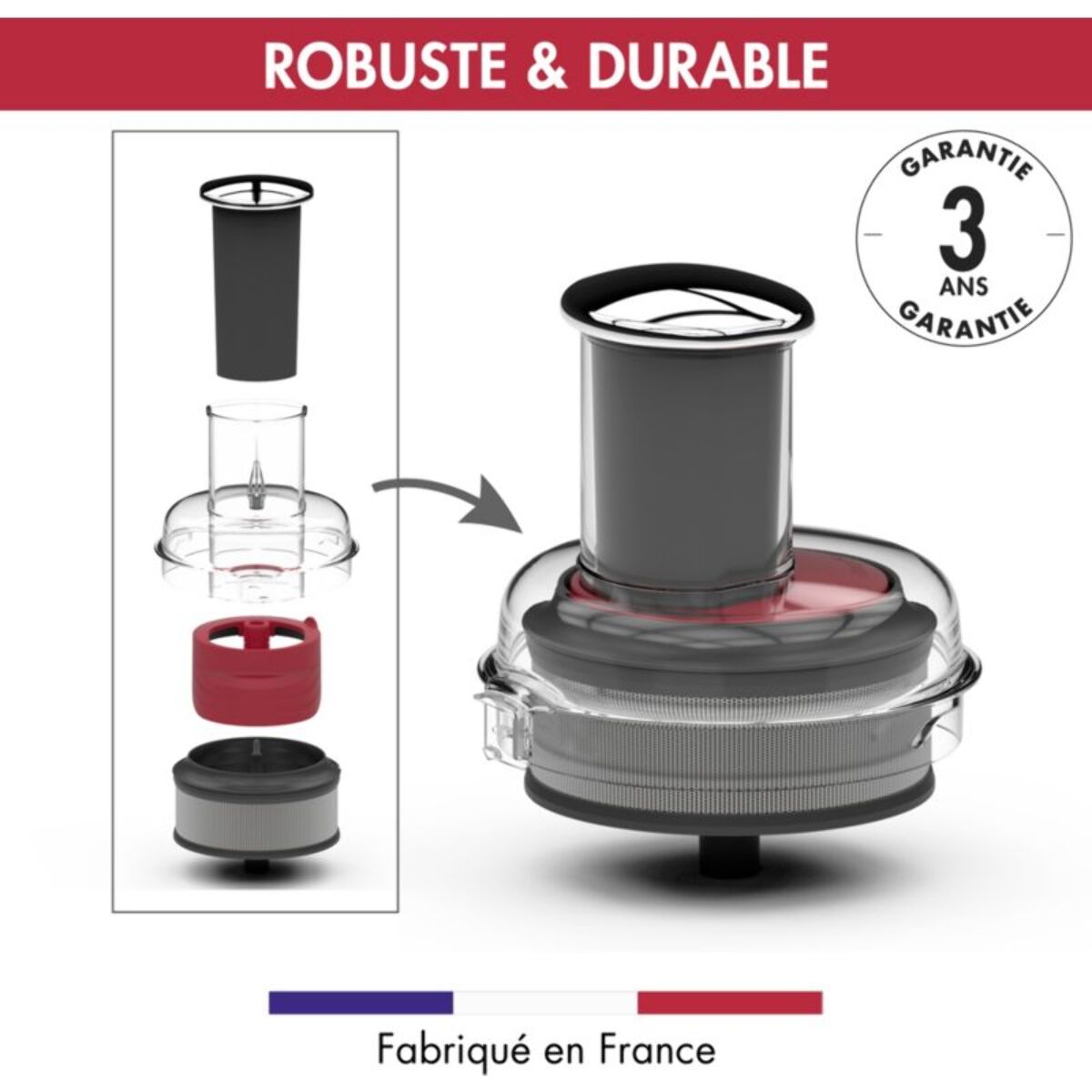 Extracteur de jus MAGIMIX 17555 Extra Press XL