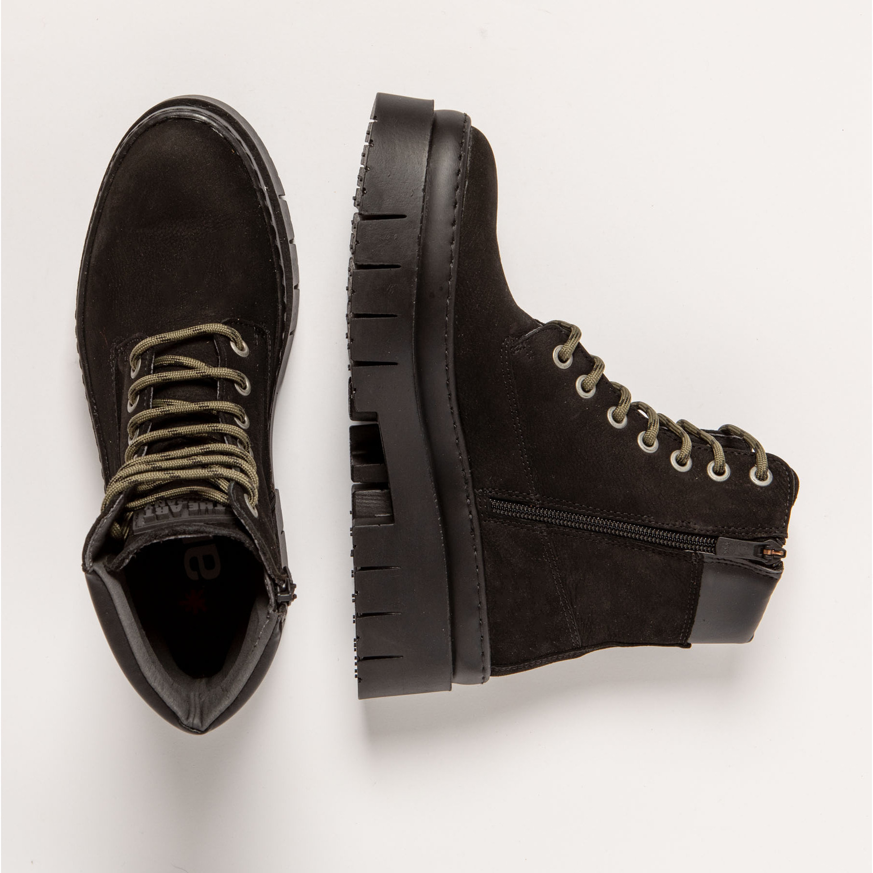 Botines 1967 NOBUCK BLACK/AMBERES color Black