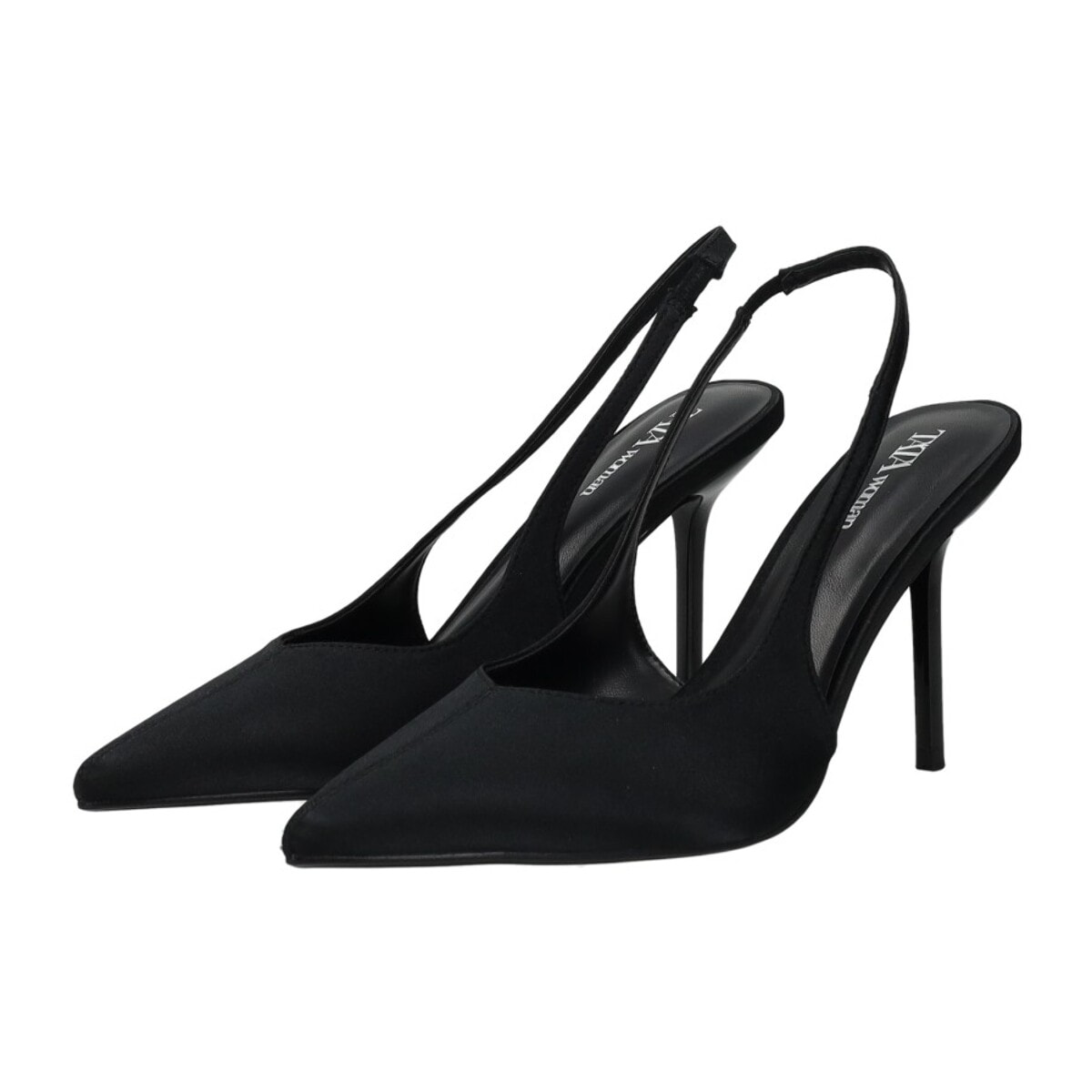 Décolleté sling back Donna Tata Italia Nero