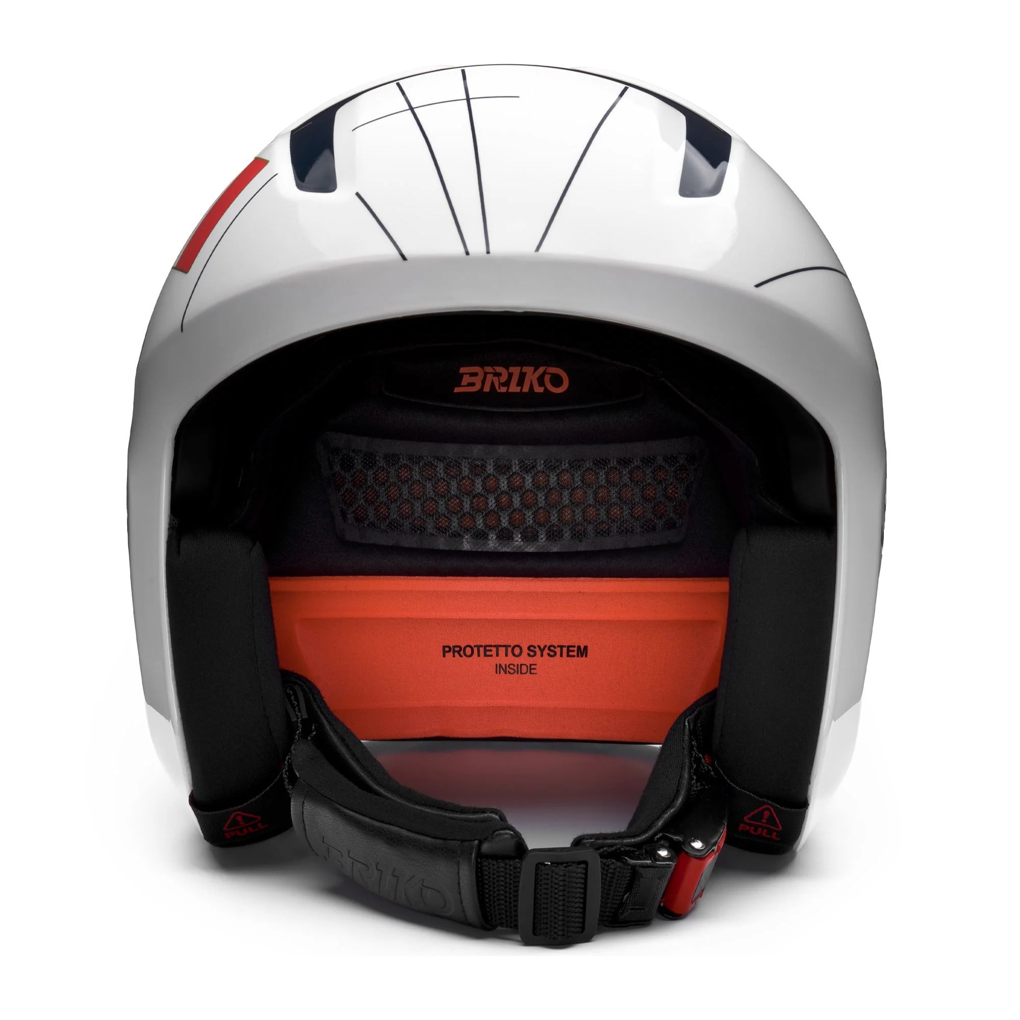 Caschi Briko Uomo Donna Bianco Vulcano 2.0 France Mips