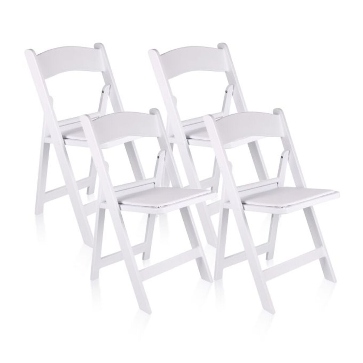 Pack 4 sillas plegables Pleggo Blanco