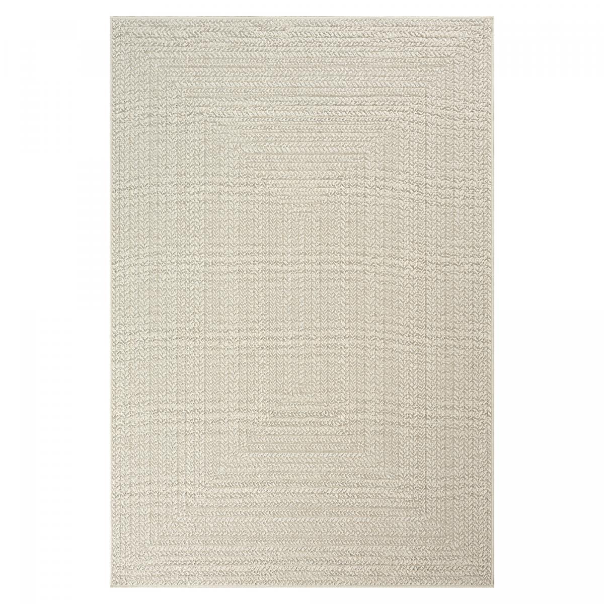 Tapis extérieur intérieur NOLAM 1 aspect jute ton sur ton