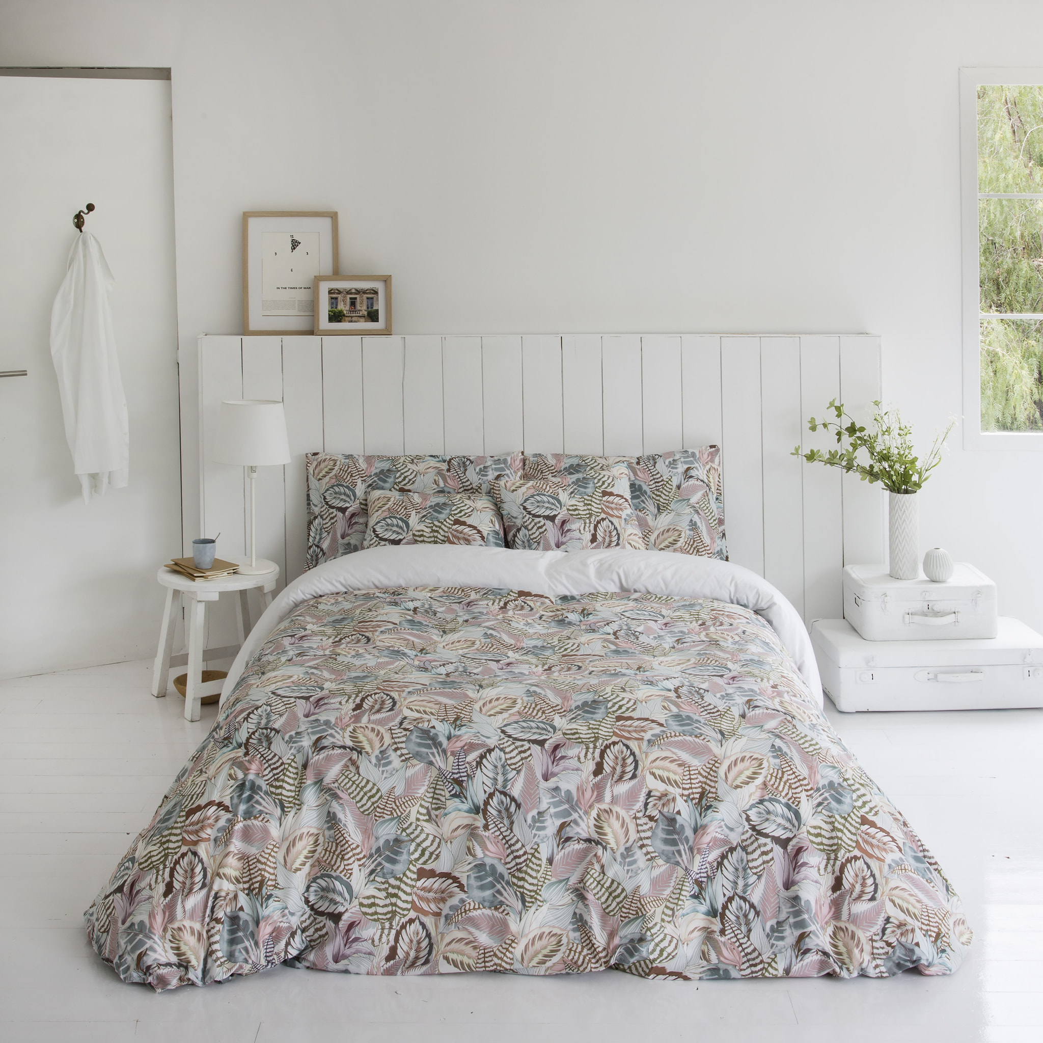 Funda nórdica 100% algodón 200 hilos BELVILLE LEAFS