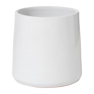 J-Line cachepot Rond - céramique - blanc - large - Ø 26.00 cm