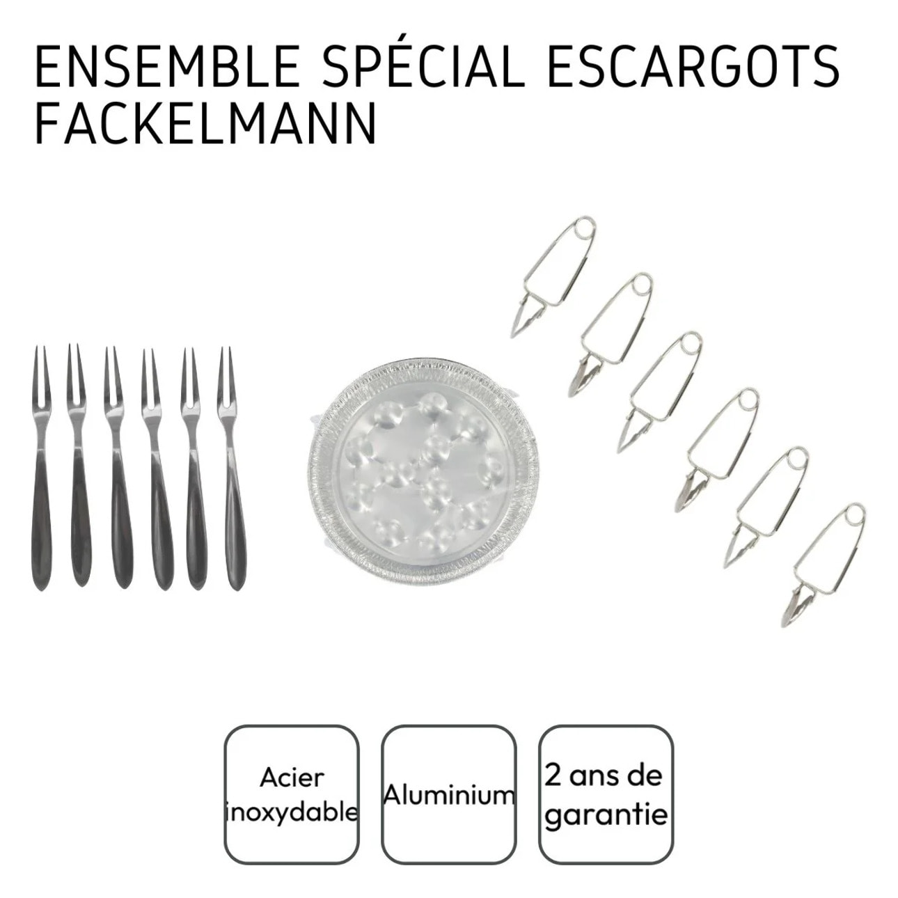 Ensemble spécial escargots Fackelmann