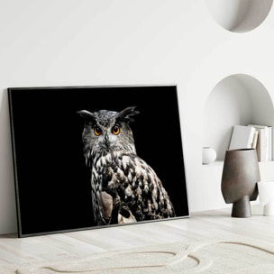 Affiche encadrée canard graphique Affiche + cadre en métal - Noir