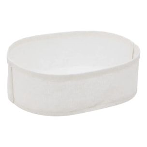 Corbeille à pain Poly ovale L.24cm beige