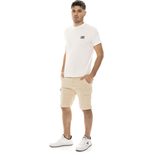 Pantalón cargo de hombre Leone Easy de sarga con trabillas