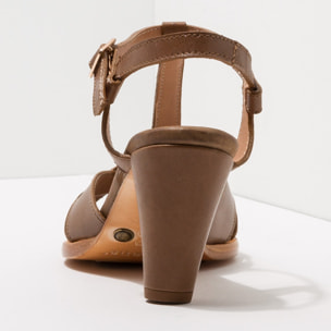 Sandalias con tacón S968 RESTORED SKIN TAUPE / MONTUA color Taupe