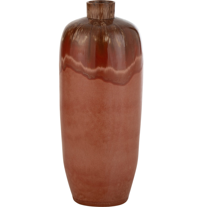 J-Line Vase Aline Ceramique Rouge Medium