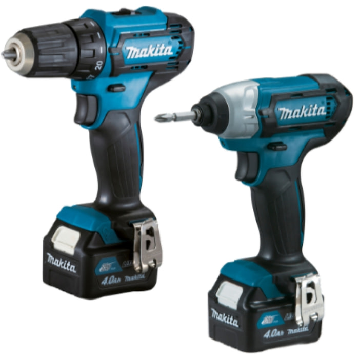 Ensemble de 2 machines BL1040B (DF333D + TD110D) MAKITA - CLX224SMJ