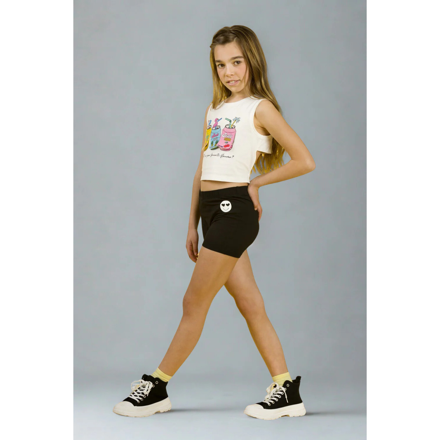 Pantaloncini Neri Da Ragazza