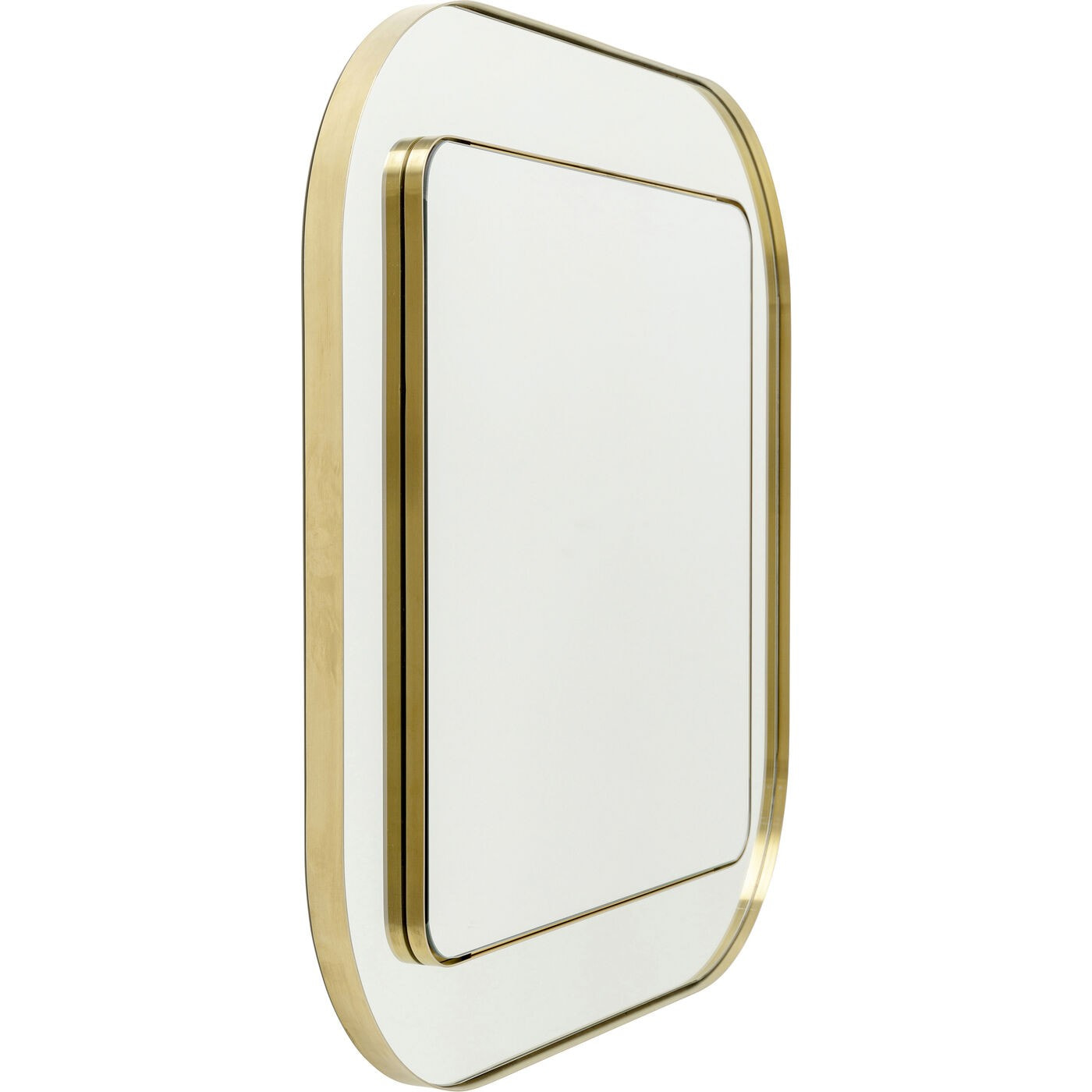 Miroir Double Row doré Kare Design