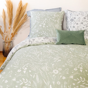 Parure Housse De Couette 3pcs 100% Satin De Coton 78fils Susie