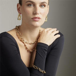 Collar Lux by Lux acabado en oro amarillo de 18k