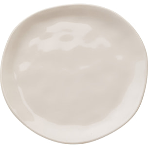 Assiettes Organic 20cm crème set de 6 Kare Design