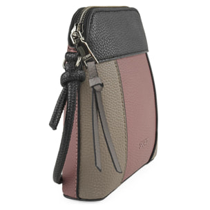 Bolso Bandolera Mujer Sint/Pu Skpat Narbona Negro-Rosa