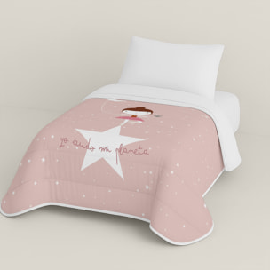 Edredón Nórdico Estampado - Infantil - 100% Algodón - 200 gr/m² con Tacto Pluma - Bailarina