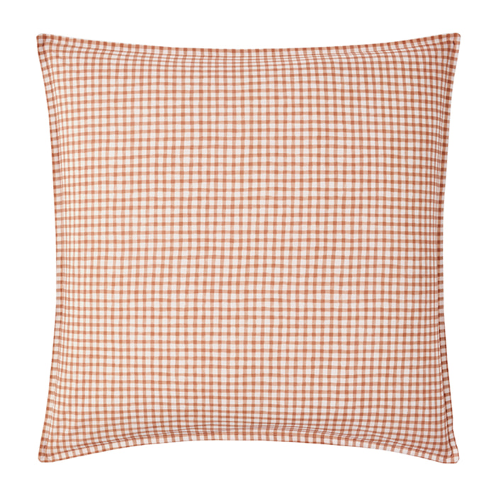 Taie d'oreiller enfant imprimée en percale de coton, MINI VICHY