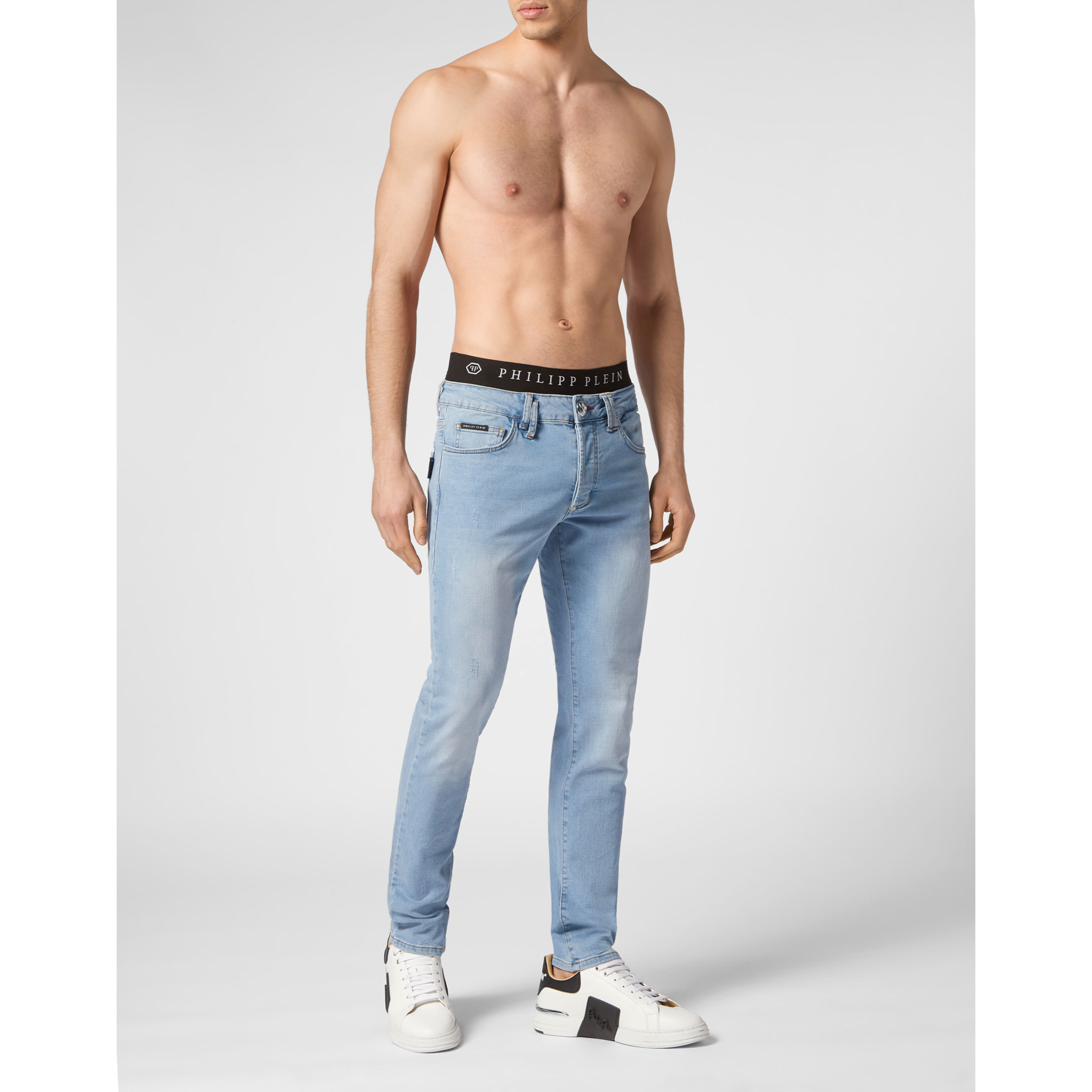 PHILIPP PLEIN Vaqueros de corte recto