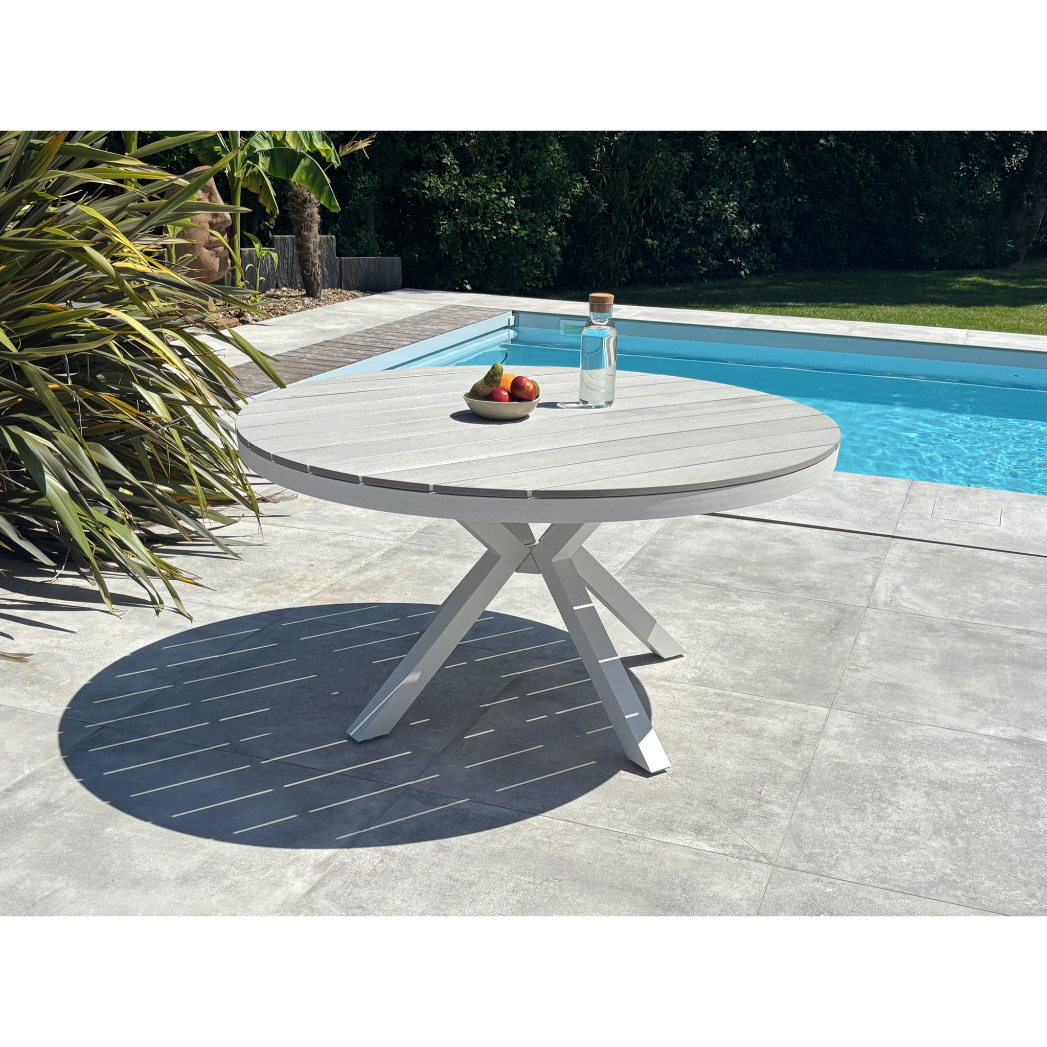 ELBA - Table de jardin en aluminium